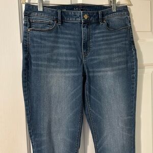 White House Black Market Skinny Lace Jeans